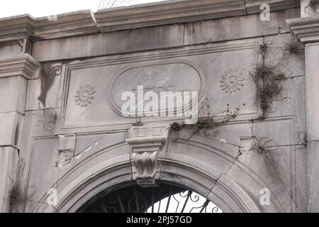 Kasturya-Synagoge im Bezirk Balat, Istanbul, Turkiye Stockfoto