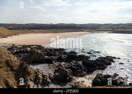 Farr Bay bei Bettyhill in den schottischen Highlands Stockfoto