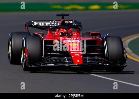 Albert Park, 31. März 2023 Charles Leclerc (MCO) vom Team Ferrari Corleve/Alamy Live News Stockfoto