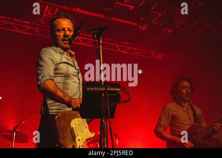 Mailand, Italien, 29. März 2023. Die belgische Indie-Rockband Deus tritt live im Magazzini Generali in Mailand auf. Credits: Maria Laura Arturi/Alamy Live News Stockfoto