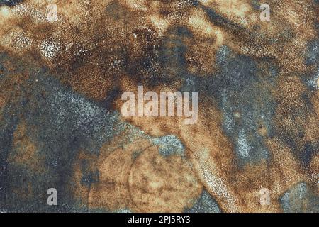 Hintergrund der natürlichen Keramikoberfläche. Abstrakte Muster. Natürliches Material. Erdige Textur. Keramikdesign. Details zur Natur. Abstrakter natürlicher Hintergrund Stockfoto