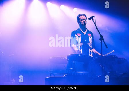 Mailand, Italien, 29. März 2023. Die belgische Indie-Rockband Deus tritt live im Magazzini Generali in Mailand auf. Credits: Maria Laura Arturi/Alamy Live News Stockfoto