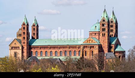 Kathedrale von Speyer, UNESCO-Weltkulturerbe Stockfoto