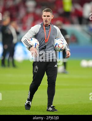 Aktenfoto von 23-11-2022 von Anthony Barry. Chelsea wird die Bestrebungen von Coach Anthony Barry respektieren, sollte er sich für Bayern München entscheiden, aber jeder Schritt könnte sich verzögern, wenn die Teams im Halbfinale der Champions League zusammenkommen, so Graham Potter. Foto: Sonntag, 1. Januar 2023. Ausgabedatum: Freitag, 31. März 2023. Stockfoto