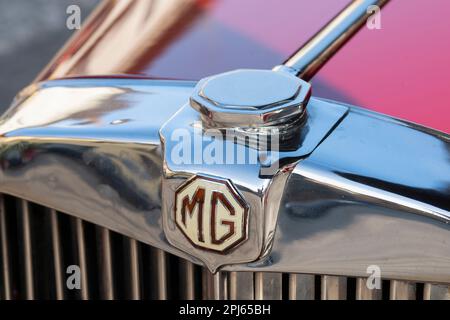 Vintage Cars, MG TA Datum 1937 Stockfoto