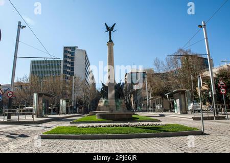 Denkmal für die Schlachten von Las Navas de Tolosa und Bailén, Jaén, Andalusien Stockfoto