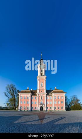 Birnau Pilgerkirche, Barockkirche, Außenansicht, Uhldingen-Mühlhofen, Baden-Württemberg, Deutschland Stockfoto