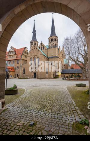 St. John und St. Laurence Cathedral, Merseburg, Sachsen-Anhalt, Deutschland, Europa Stockfoto