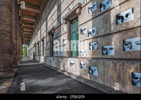 Südfassade, Haus der Kunst, München, Bayern, Deutschland Stockfoto