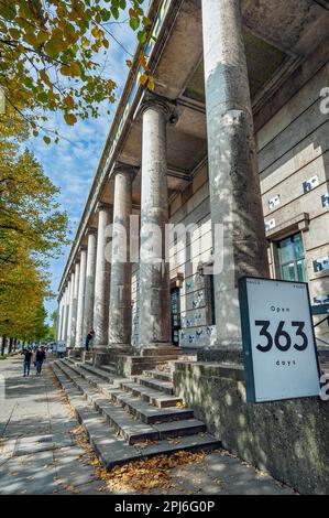 Südfassade mit Eingang, Haus der Kunst, München, Bayern, Deutschland Stockfoto