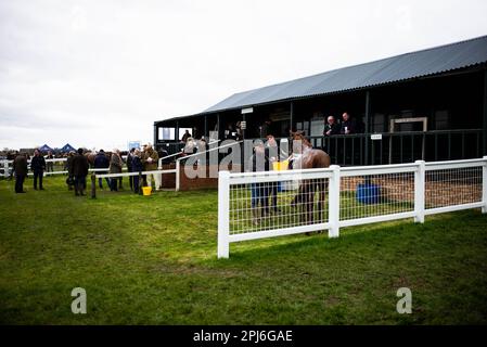 Bild ©lizenziert für Parsons Media. 31/03/2023. London, Vereinigtes Königreich. Garthorpe von Punkt zu Punkt. Treffpunkt des Garthorpe Point-to-Point-Rennens in der Nähe von Melton Mowbray Picture von Andrew Parsons/Parsons Media Stockfoto