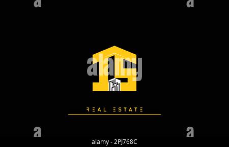 Immobilienbriefe Initialen Monogramm Logo IST , SI Stock Vektor