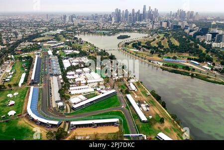 Melbourne, Australien. 26. März 2023. MELBOURNE, AUSTRALIEN, Albert Park Street Circuit, 26. März: Vorbereitungen für den australischen Formel 1 Grand Prix auf dem Albert Park Street Circuit am 26. März 2023. Formel 1 – F1 Motorsport, gebührenpflichtiges Bild, Foto und Copyright © PETERSON Mark ATP Images (PETERSON Mark/ATP/SPP) Guthaben: SPP Sport Press Photo. Alamy Live News Stockfoto