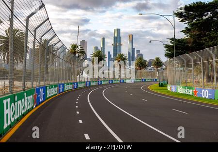 Melbourne, Australien. 29. März 2023. MELBOURNE, AUSTRALIEN, Albert Park Street Circuit, 29. März: Ein allgemeiner Überblick über die Rennstrecke während des australischen Formel 1 Grand Prix auf der Albert Park Street Circuit am 29. März 2023. Formel 1 – F1 Motorsport, gebührenpflichtiges Bild, Foto und Copyright © PETERSON Mark ATP Images (PETERSON Mark/ATP/SPP) Guthaben: SPP Sport Press Photo. Alamy Live News Stockfoto