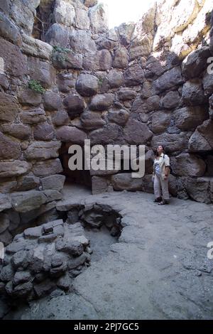 Nuraghe Santu Antine, Torralba, Sardegna, Italia. Stockfoto