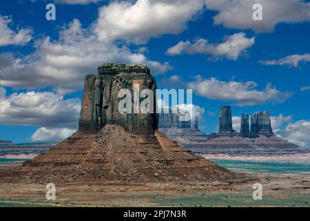 Blick vom Künstler Point, Monument Valley, Arizona, USA Stockfoto