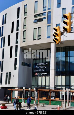 Harrington Discovery Institute der Universitätskliniken auf der Euclid Avenue in Cleveland, Ohio Stockfoto