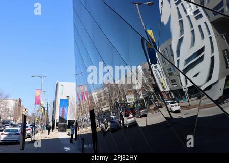 Das Museum für zeitgenössische Kunst in Cleveland, Ohio Stockfoto