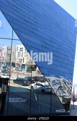 Das Museum für zeitgenössische Kunst in Cleveland, Ohio Stockfoto