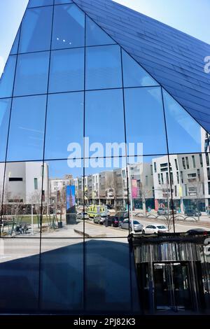 Das Museum für zeitgenössische Kunst in Cleveland, Ohio Stockfoto