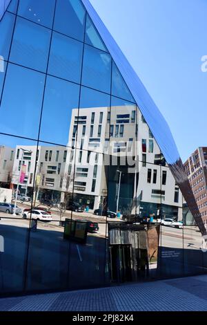 Das Museum für zeitgenössische Kunst in Cleveland, Ohio Stockfoto