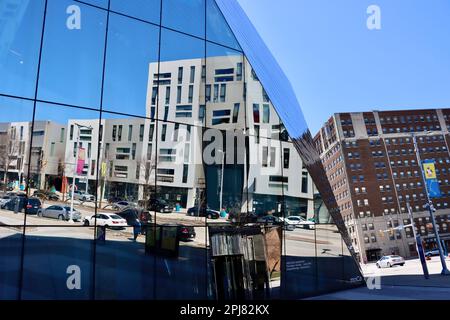 Das Museum für zeitgenössische Kunst in Cleveland, Ohio Stockfoto