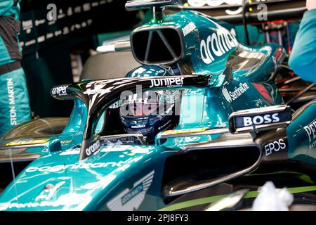 Melbourne, Australien. 1. April 2023. #18 Lance Walk (CAN, Aston Martin Aramco Cognizant F1 Team), F1 Grand Prix von Australien am Albert Park Circuit am 1. April 2023 in Melbourne, Australien. (Foto von HIGH TWO) dpa/Alamy Live News Stockfoto