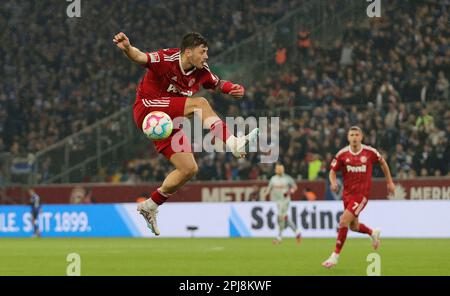 Düsseldorf, Deutschland. 31. März 2023. firo : 03/31/2023, Fußball, 2. Division, 2. Bundesdivision, Staffel 2022/2023, Fortuna Düsseldorf - HSV Hamburg, HSV Hamburg Hamburg Hamburg 2: 2 Dawid KOWNACKI, Fortuna, Single Action Credit: dpa/Alamy Live News Stockfoto