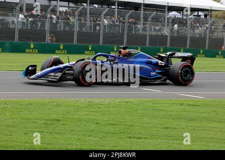 Melbourne, Australien. 01. April 2023. 1. April 2023, Albert Park, Melbourne, FORMEL 1 ROLEX GRAND PRIX 2023, im Bild Alexander Albon (GBR), Williams Racing Credit: dpa/Alamy Live News Stockfoto