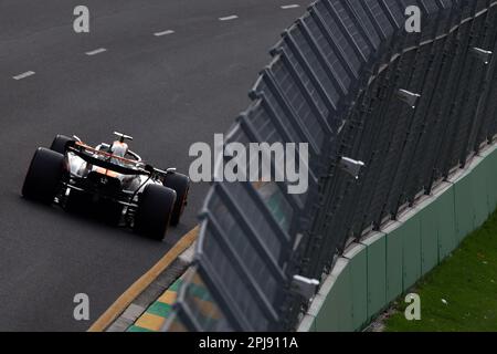 Melbourne, Australien. 01. April 2023. Oscar Piastri (AUS) McLaren MCL60. Großer Preis Australiens, Samstag, 1. April 2023. Albert Park, Melbourne, Australien. Kredit: James Moy/Alamy Live News Stockfoto