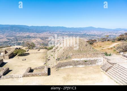 Monte Alban, Oaxaca de Juárez, Mexiko Stockfoto