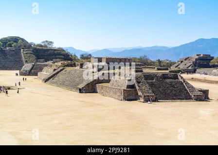 Monte Alban, Oaxaca de Juárez, Mexiko Stockfoto