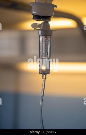 Chemotherapie und intravenöse Tropf-Vitaminversorgung. Stockfoto
