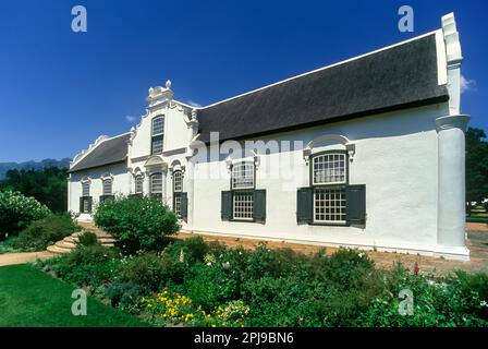 BOSCHENDAL MANOR NATIONAL MONUMENT WEINGUT BOSCHENDAL FRANSCHOEK WESTERN CAPE SOUTH AFRICA Stockfoto