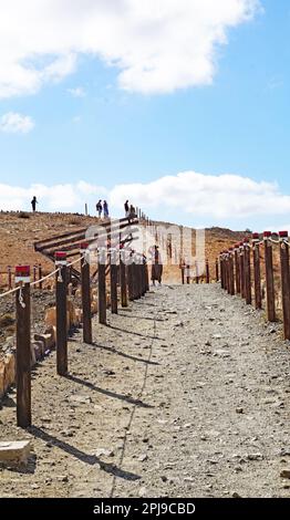 Astronomischer Aussichtspunkt von Sicasumbre, Fuerteventura, Pajara, Las Palmas, Kanarischen Inseln, Spanien, Europa Stockfoto