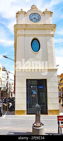 Panoramablick auf El Vendrell, Tarragona, Bajo Penedés, Penedés, Catalunya, Spanien, Europa Stockfoto