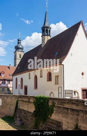 Forchheim: Kapelle Marikapelle, Kirche St. Martin in Oberfranken, Oberfrankreich, Bayern, Bayern, Deutschland Stockfoto