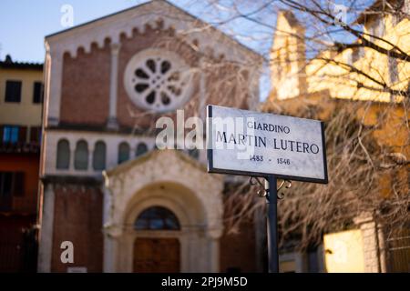 Chiesa Evangelica Luterana di Firenze Stockfoto