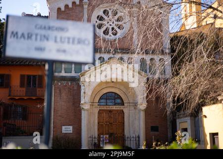 Chiesa Evangelica Luterana di Firenze Stockfoto