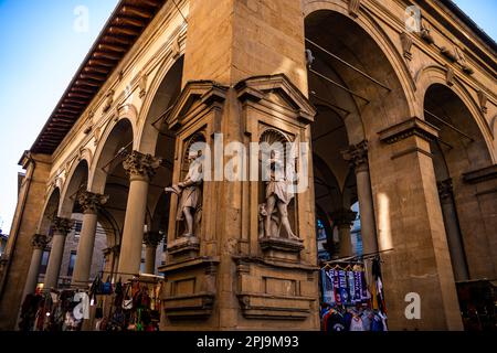 Loggia del Mercato Nuovo in Florenz Stockfoto