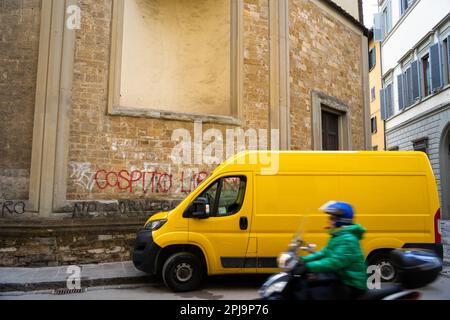 Rotonda degli Scolari („Gelehrte Rotunde“), teilweise erbaut von Brunelleschi, im Auftrag der Medici in Florenz Stockfoto