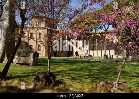 Basilica di San Vitale im Zentrum von Ravenna Stockfoto