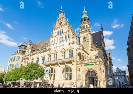 Bremen: Ehemaliges Haus der Bremer Bank, Platz Domshof in Bremen, Deutschland Stockfoto