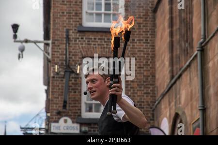 Sehenswürdigkeiten von Chester City, Cheshire, Nordwestengland Stockfoto