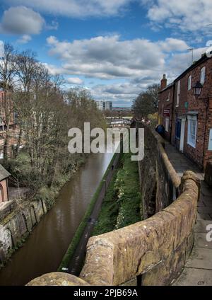 Sehenswürdigkeiten von Chester City, Cheshire, Nordwestengland Stockfoto