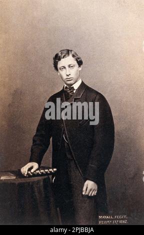 Albert Edward, Prince of Wales, altes Foto von Mayall aus dem Jahr 1862 Stockfoto