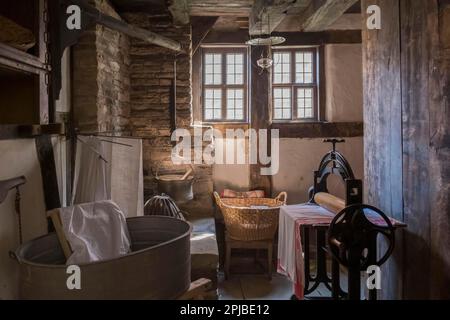 Westfälisches Regionalmuseum für Folklore, Landschaftsverband Westfalen-Lippe, LWL-Freilichtmuseum, Detmold, Nordrhein-Westfalen, Deutschland Stockfoto