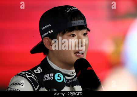 1. April 2023, Albert Park, Melbourne, FORMEL 1 ROLEX AUSTRALIAN GRAND PRIX 2023 , auf dem Bild Yuki Tsunoda (JPN), Scuderia AlphaTauri Stockfoto