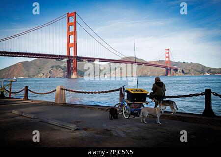 Golden-Gate-Brücke, San francisco Stockfoto