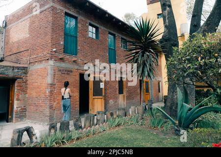 MEXIKO-STADT, MEXIKO - februar 20223 Ort, an dem sich die Asche von Leon Trotsky im Leon Trotsky Museum befindet. Hochwertiges Foto Stockfoto